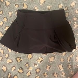 Black LuLu Lemon Tennis Skirt